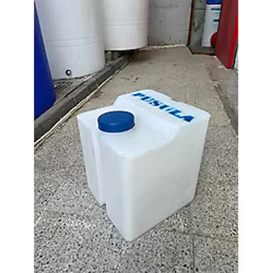 Pusula 50 Lt Karavan Tipi Plastik Kare Su Deposu