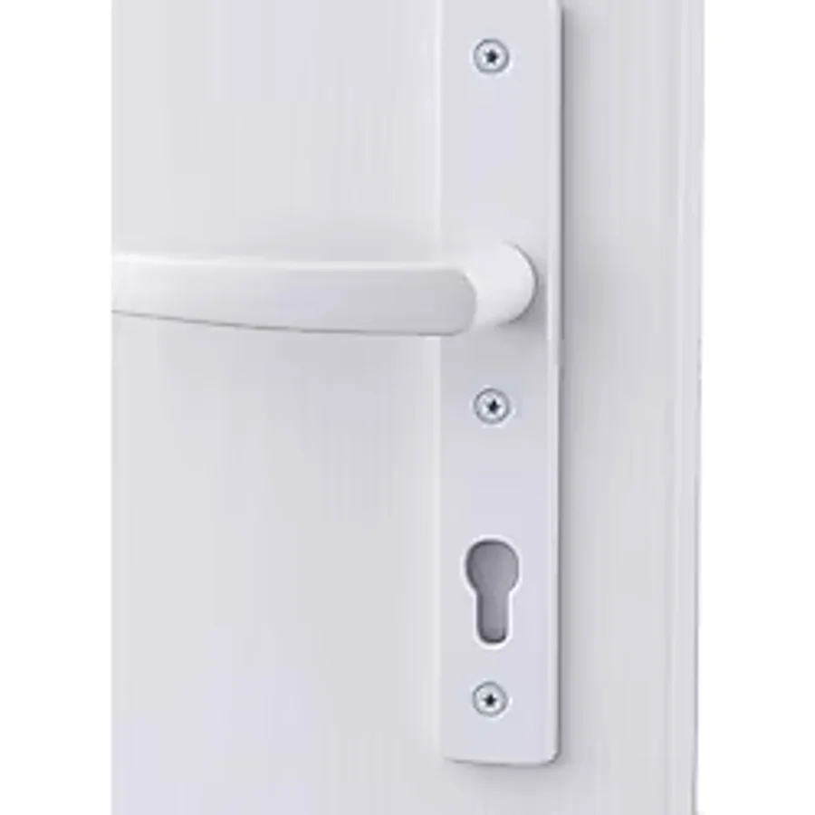 PVC 1 Takım Kapı Kolu Beyaz Balkon Banyo Tuvalet Wc Plastik Kulp Kilitsiz Kol
