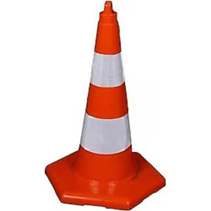 Pvc Trafik Konisi 75 Cm Reflektörlü