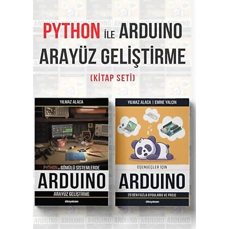 Python ve Arduino Arayüz Geliştirme Seti - 2 Kitap Takım