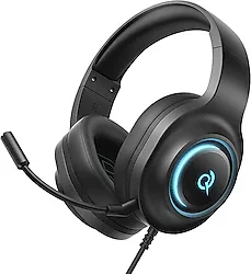 QCY HeroaD V200 RGB 7.1 USB Kablolu Kulak Üstü Oyuncu Kulaklığı