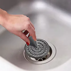 QLUX IDEAS Silikon Lavabo Küvet Süzgeci - Banyo Gider Tıpası - Lavabo Tıkacı