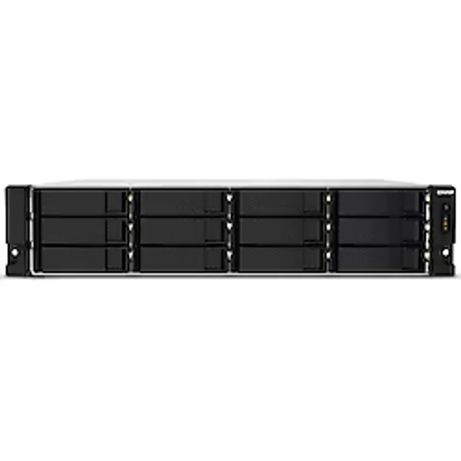 Qnap TS-1232PXU-RP-8GB Alpıne Qc 8gb Ram-12-Diskli Rackmount Nas Server (Disksiz)