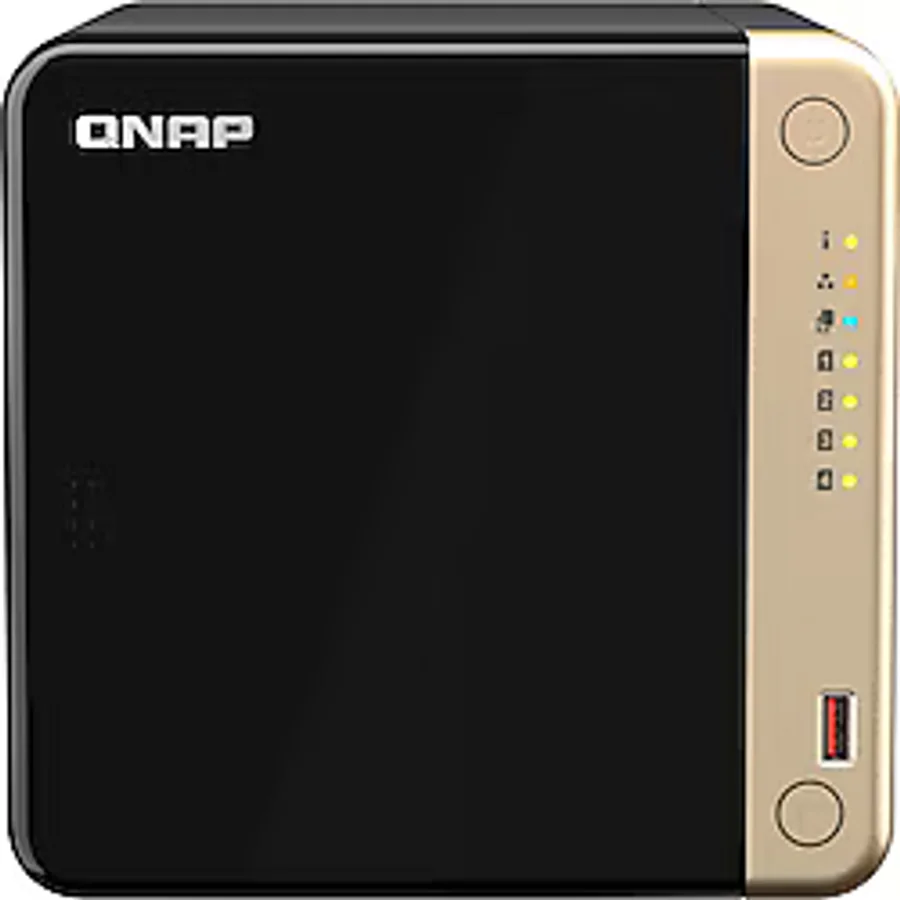 Qnap TS-464-8G 8 GB 6 Yuvalı 250 TB Destekli NAS Depolama Ünitesi