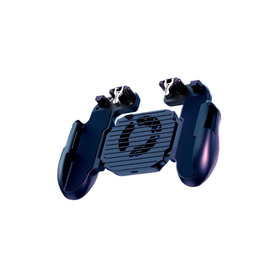 Qozie Cep Telefonu Oyun Konsolu Soğutma Fanlı Standlı Pubg Ateş Tetik Gamepad Joystick