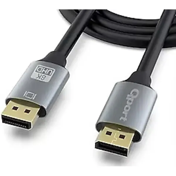 Qport Q-DP34 3 m 8K DisplayPort Kablo