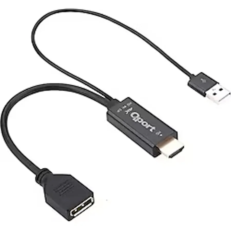 Qport Q-DPX HDMI to DisplayPort Dönüştürücü
