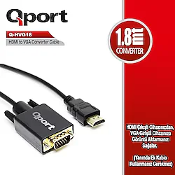 Qport Q-HVG18 HDMI to VGA Çevirici