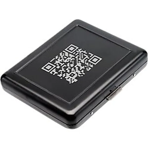 QR Kodlu Gizli Mesajlı Siyah Sigara Tabakası