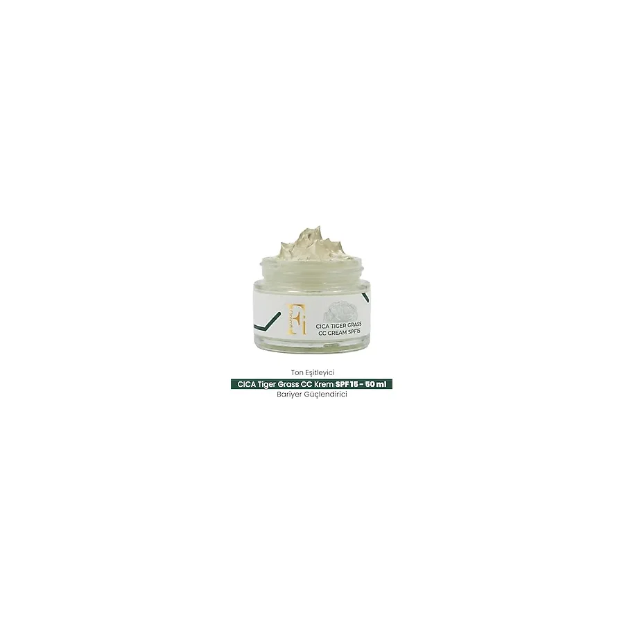 Qremfi Ton Eşitleyici Bariyer Güçlendirici Tiger Grass 15 Spf Cica CC Krem 30 ml