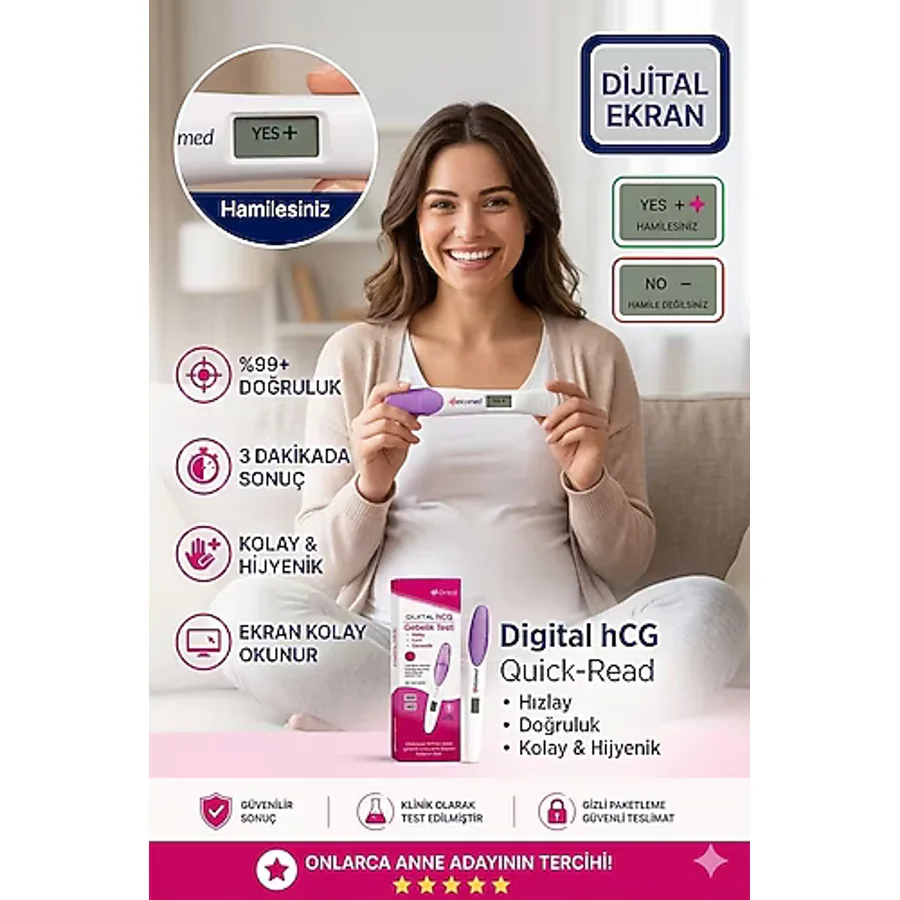 Qrtest Dijital Gebelik Testi 1