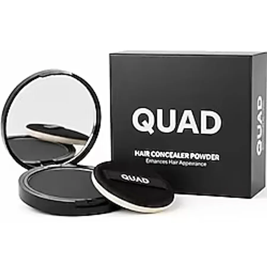 QUAD Siyah Saç & Sakal Toz Kapatıcı Dolgunlaştırıcı Pudra - Doğal Topik Etki 10gr