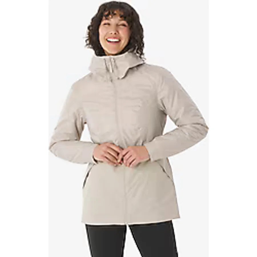 Quechua Kadın Outdoor Su Geçirmez Kar Montu/Kışlık Mont - Bej - Nh100 -5 °C Decathlon