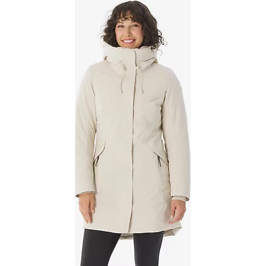 Quechua Kadın Outdoor Su Geçirmez Kar Montu/Kışlık Mont - Bej - Nh500 -10 °C Decathlon