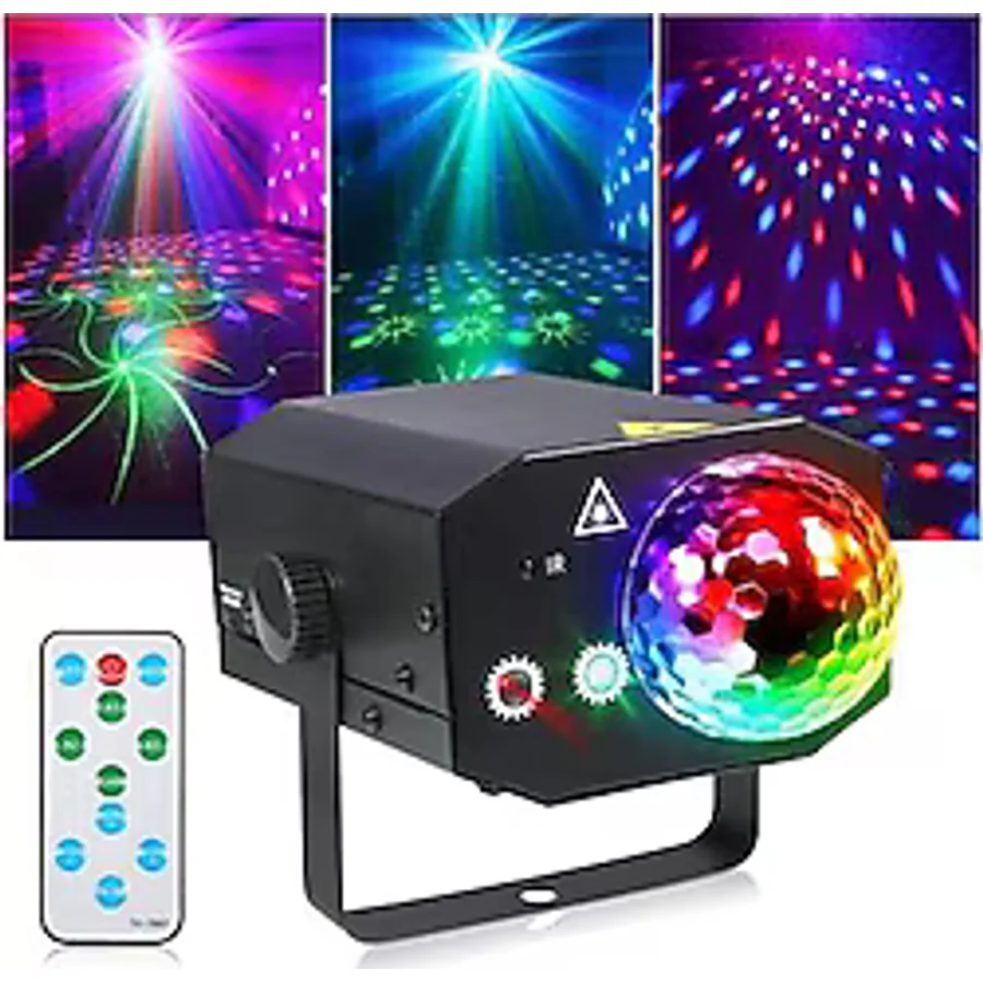 Quenlite QD-16 RGB 16 Çeşit Desen Sahne Led ve Lazer Işık