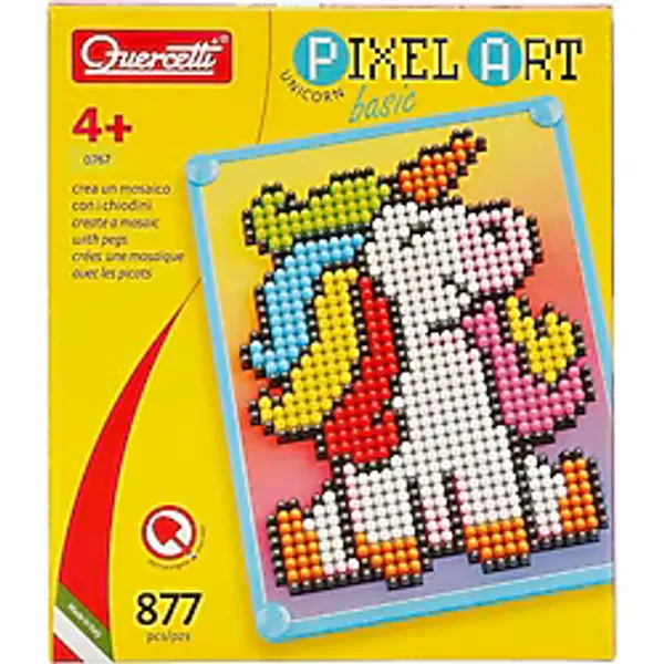 Quercetti Unicorn Pixel Sanatı Hobi Seti - Renkli