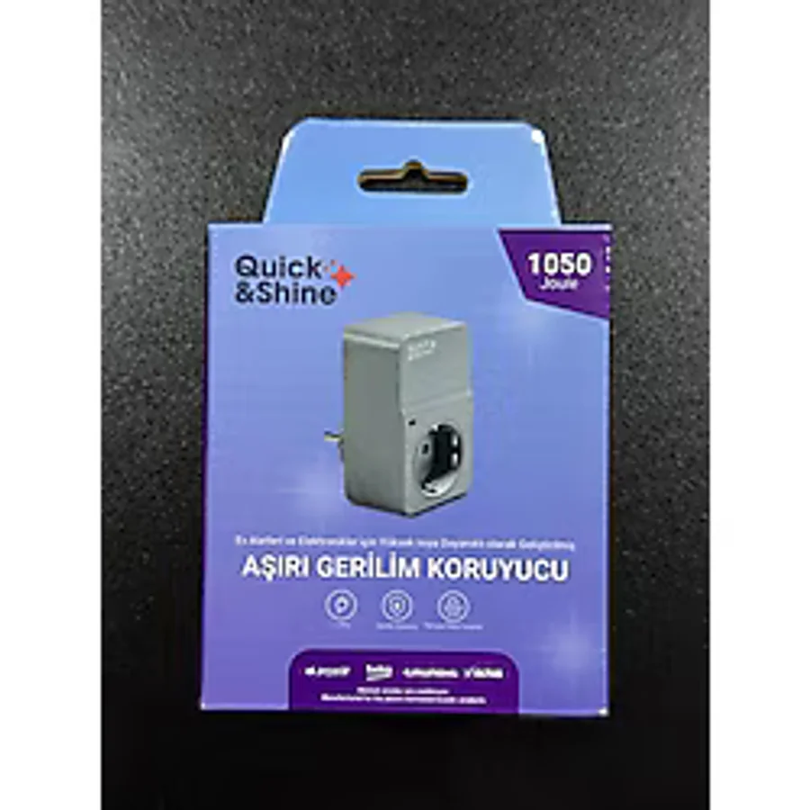Quick&Shine AŞIRI GERİLİM KORUYUCU (AKIM KORUMALI PRİZ) ARÇELİK BEKO ORJİNAL ÜRÜNÜ