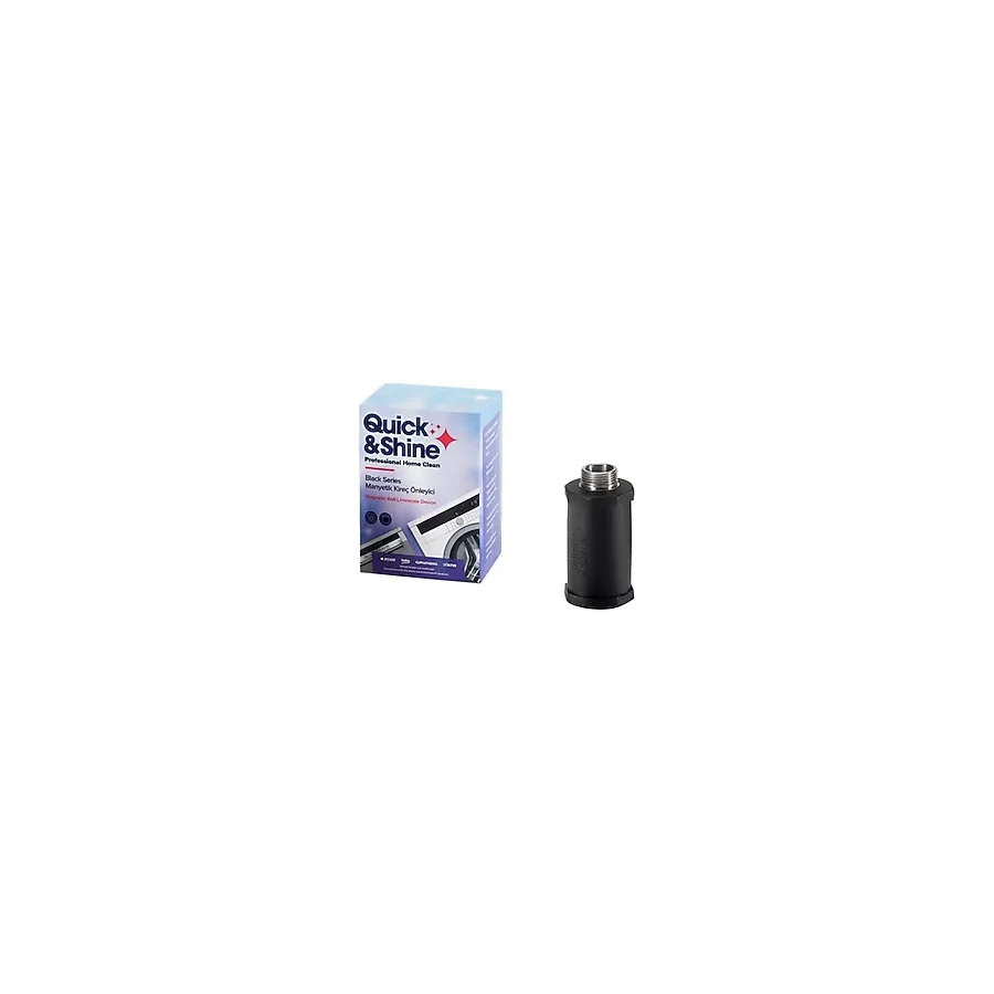 Quick&Shine Black Series Manyetik Kireç Önleyici 150 ml Uzun Süreli Koruma Sağlayan Cihaz