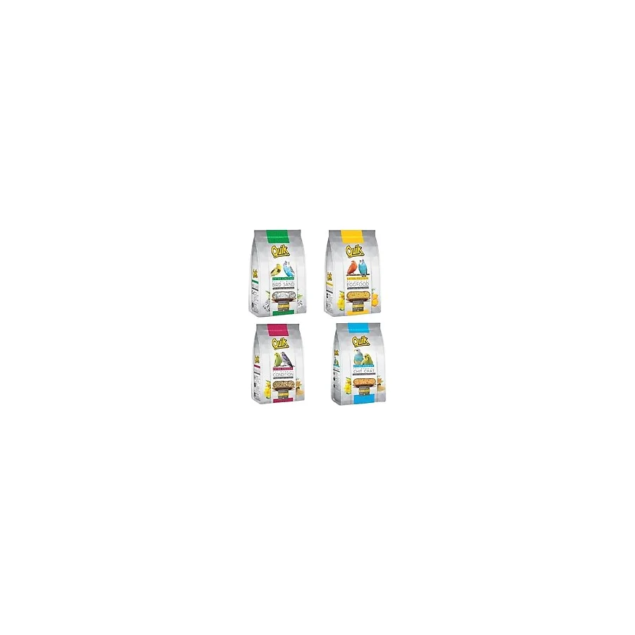 Quik Kuş Kumu + Kuş Maması + Kızıştırıcı + Konuşturucu