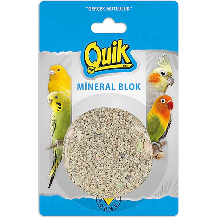 Quik Kuşlar için Mineral Bloğu