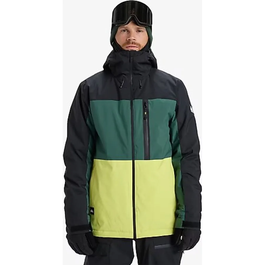 Quiksilver EQYTJ03503-SYCAMORE Block 20K Jk Kahverengi Normal Erkek Kayak Montu