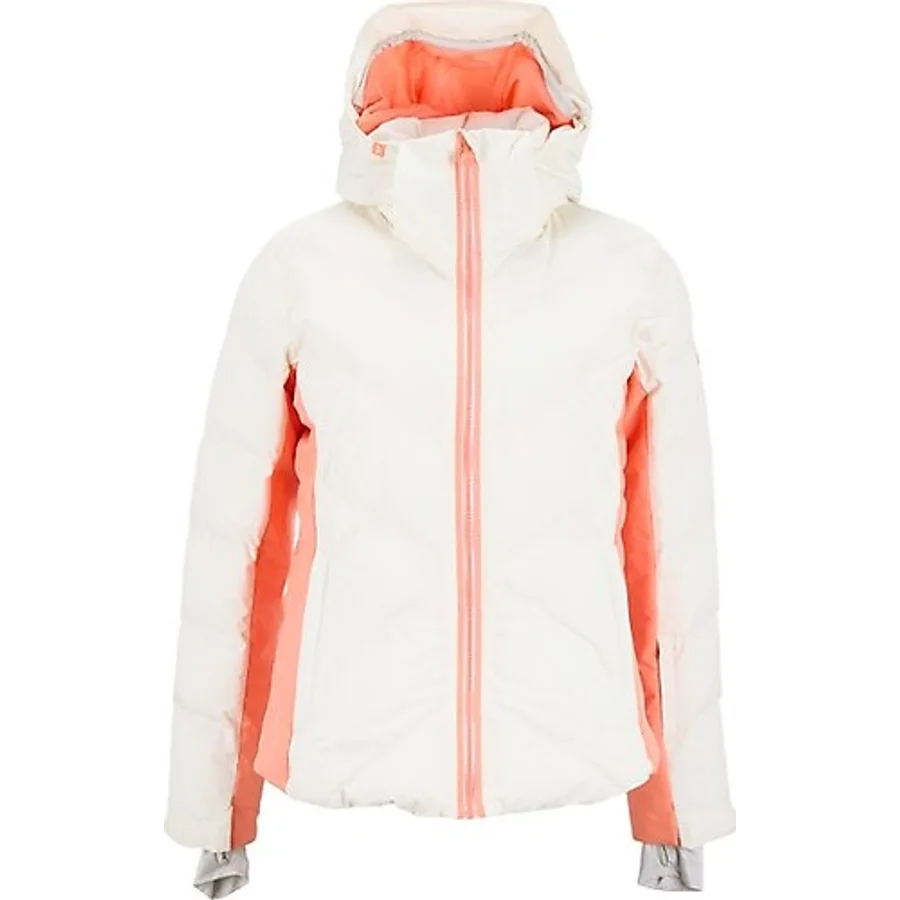 Quiksilver ERJTJ03525-SNOWDRIFT Jk Beyaz Normal Desenli Kadın Kayak Montu - XS