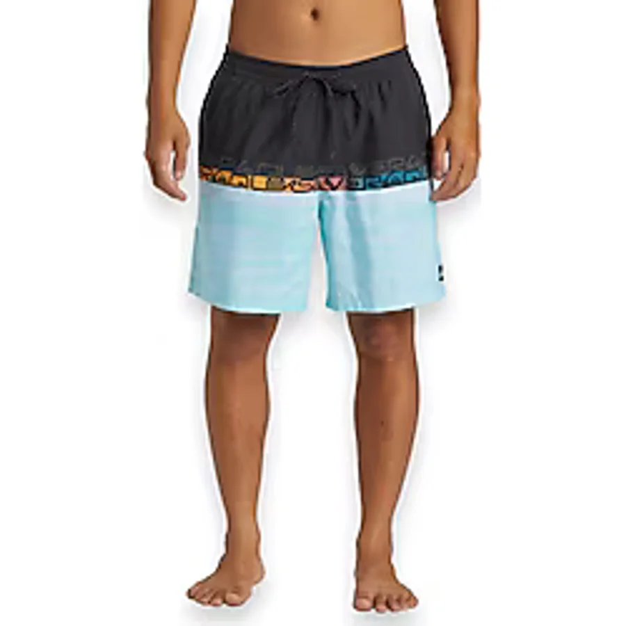 Quiksilver Everyday Wordblock Volley 17 Erkek Siyah Volley Short"