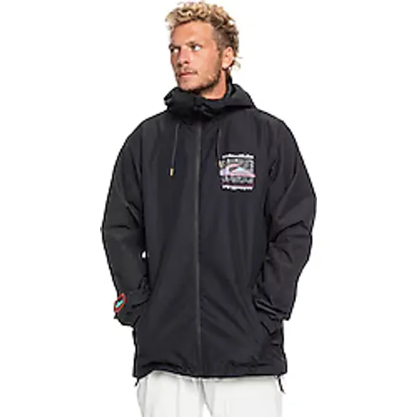 Quiksilver High In The Hood Siyah Erkek Snowboard Montu