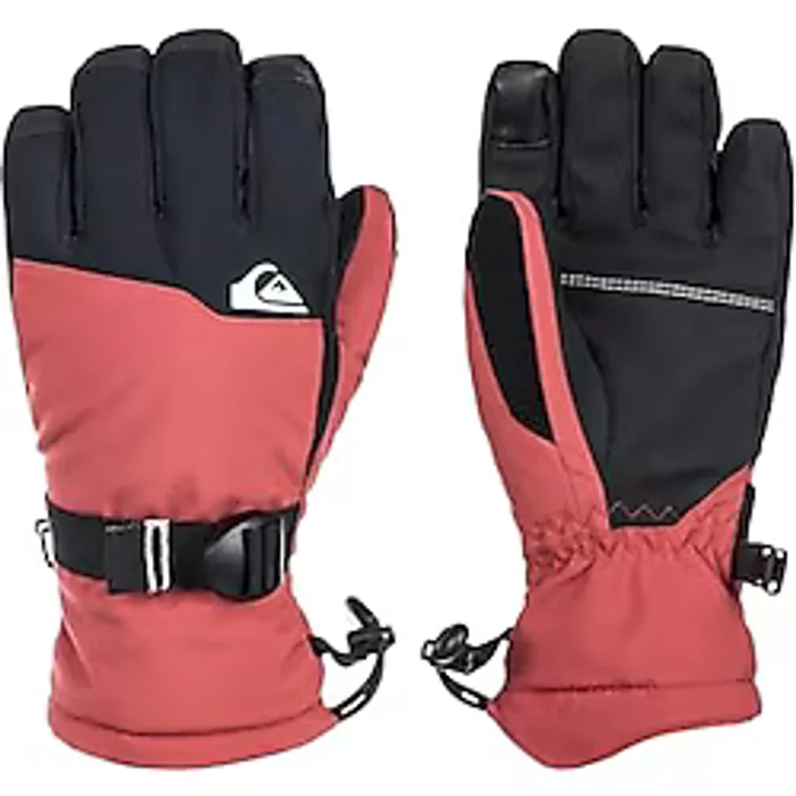 Quiksilver Kırmızı Erkek Çocuk Waterproof Kar Eldiveni EQBHN03030
