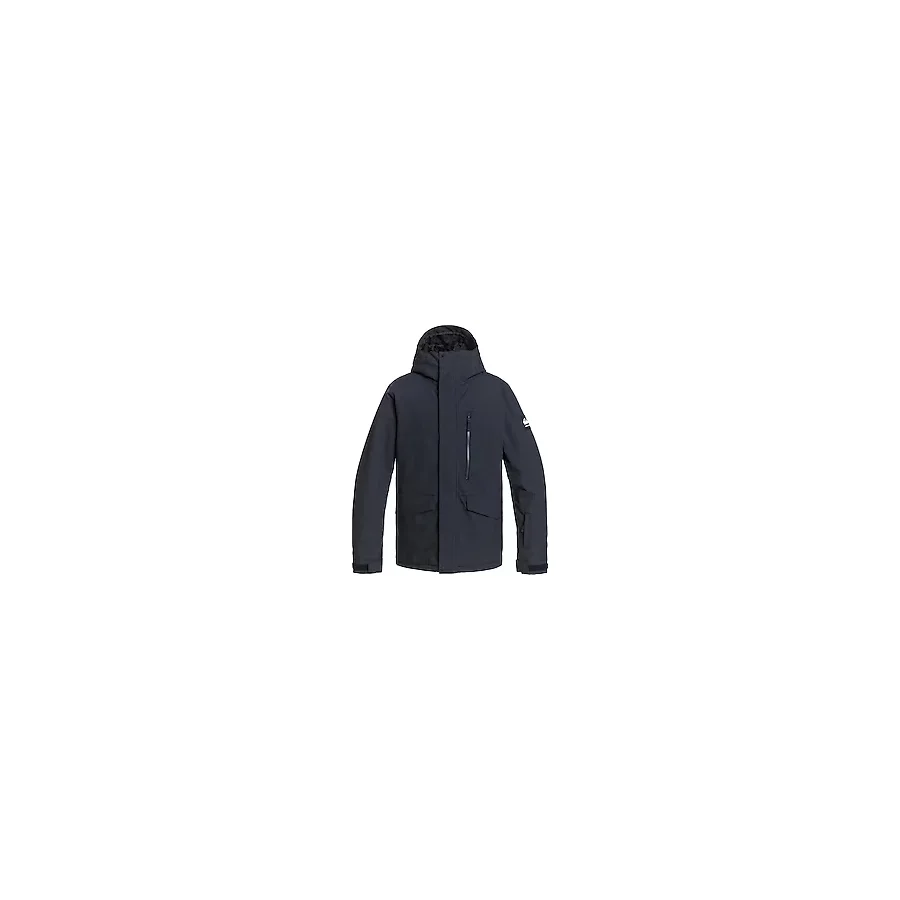 Quiksilver Mission Solid Erkek Siyah Snowboard Ceketi