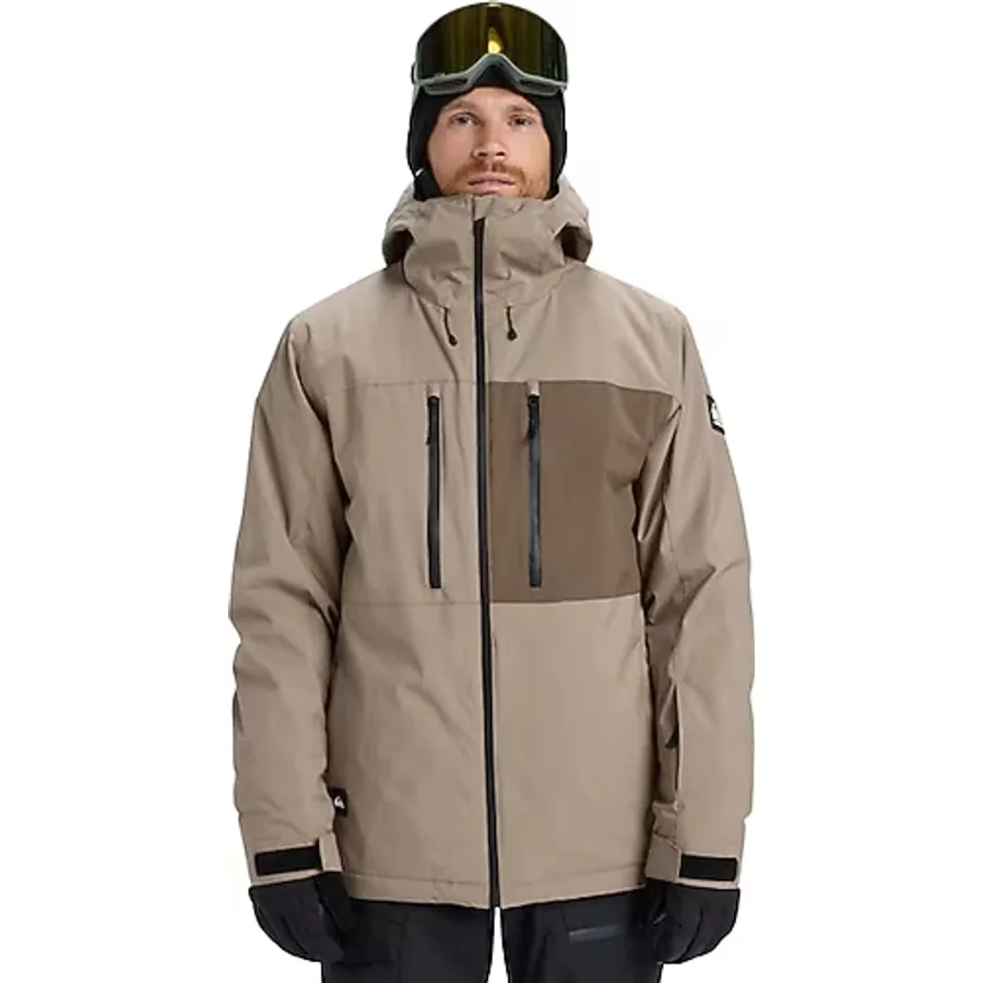 Quiksilver Sycamore Solid 20K Erkek Sarı Kayak Montu