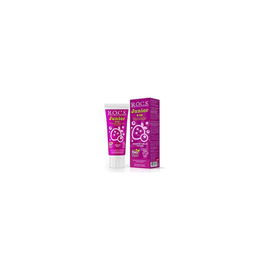 R.O.C.S. Orman Meyveleri Tadında 6-12 Yaş 60 ml Florürsüz Çocuk Diş Macunu