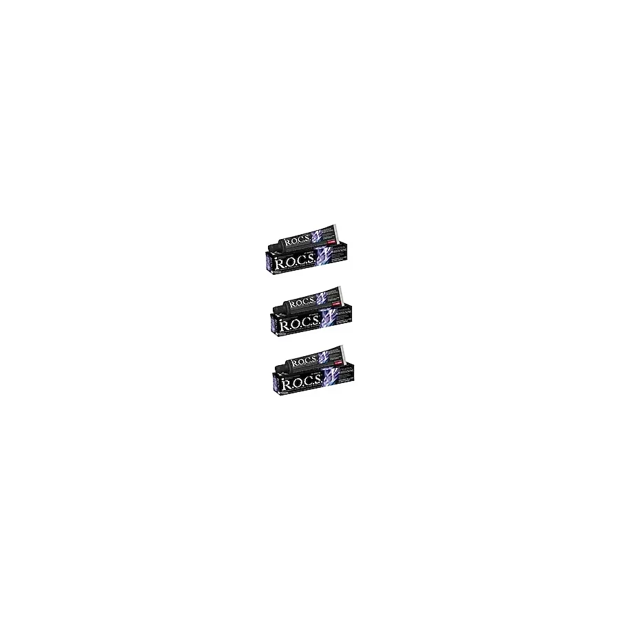 R.O.C.S. Rocs Sensation Beyazlatıcı Parlatıcı Diş Macunu 60 ml X3 Özellikli Beyazlatıcı Etki