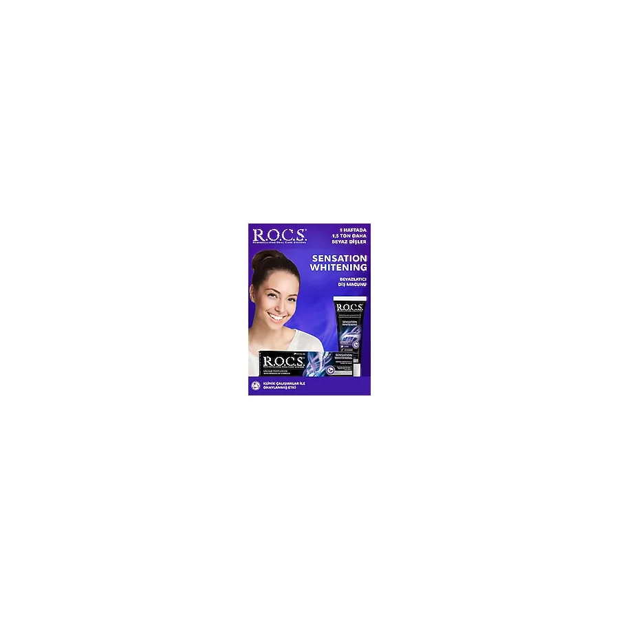 R.O.C.S. Rocs Sensation Whitening Beyazlatıcı Parlatıcı Diş Macunu 60ml