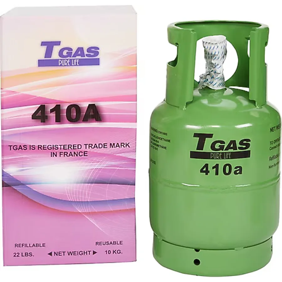 R410A Klima Gazı 10 kg Refill Yeniden Doldurulabilir Tüpte Depozitolu