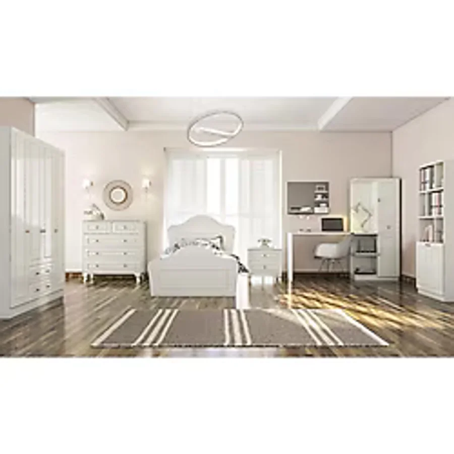 Rabi Gold Country Genç Odası Takımı (GARDIROP KARYOLA KOMODİN)