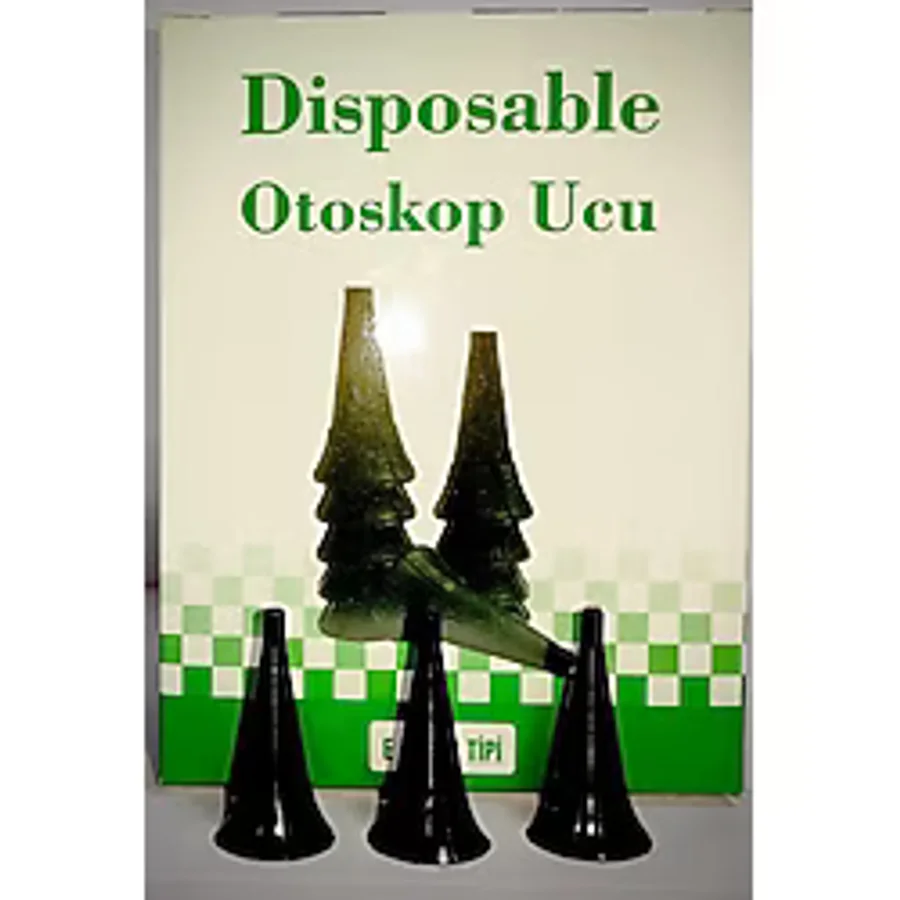 Rabır Disposable Otoskop Ucu 100 Adet (Reister-Heıne-Üniversal-Welchallyn Uyumlu)2,5 Mm Duvar - El