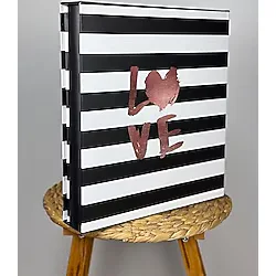 Rabsev Rs25 Fotoğraf Albümü 10x15cm 600 Lük Love Desenli Kutulu Yatay Dikey Modeli