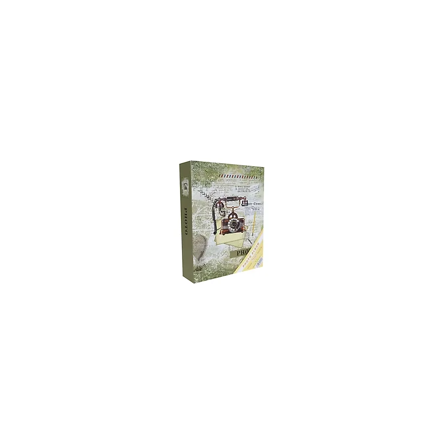 Rabsev RS4602-1 Fotoğraf Albümü 10x15cm 200 Fotoğraf Kapasiteli Telefon Desenli Anı Albümü