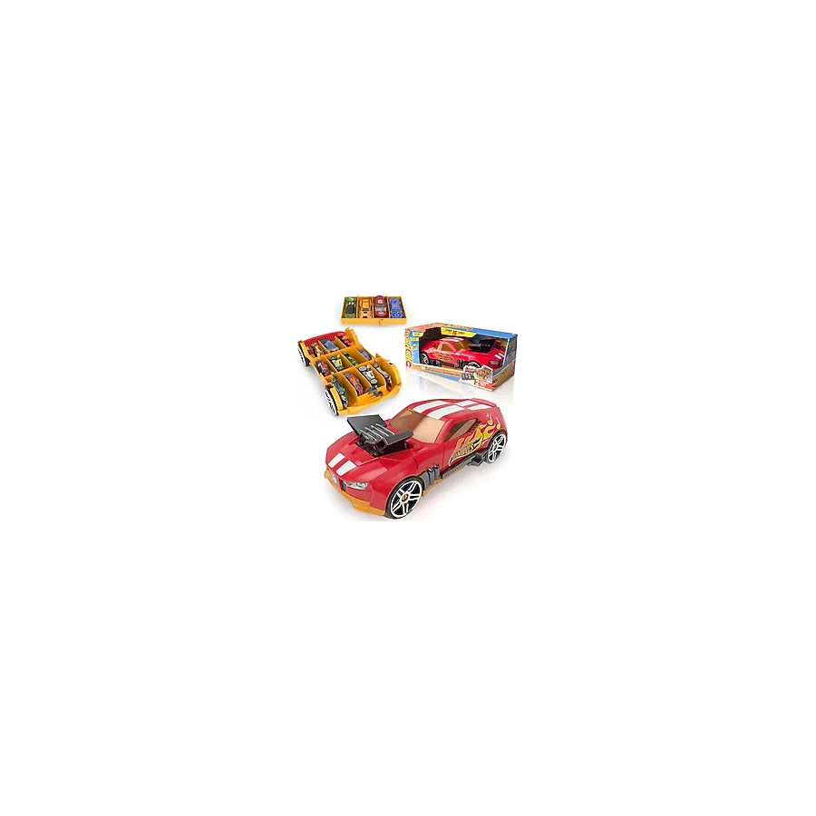 Race N' Haul 2'si 1 Arada Saklama Kutusu Hwcc15r Kırmızı