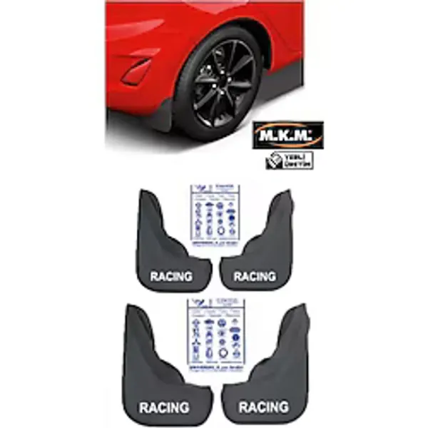 RACING 4'LÜ PAÇALIK ÇAMURLUK TOZLUK