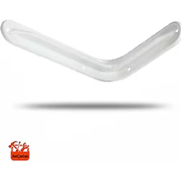 Raf Altı Demiri Dübel Ve Vidaları Ile Raf Ayağı 13 Cm X 19 Cm-2 Adet