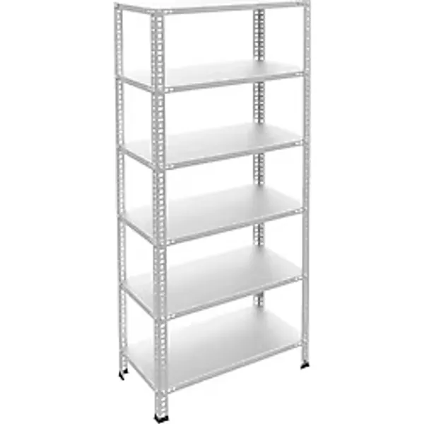 Rafburada 6 Katlı Galvaniz Çelik Raf - Depo, Arşiv, Kiler, Dosya, Market Rafı
