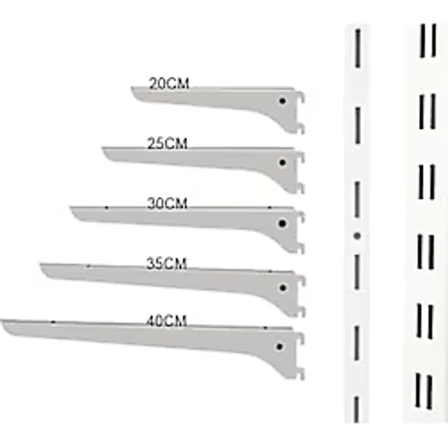 RafBurada Raf Destek Kolu, Ahşap Raf Desteği, Raf Tutucu Ayak 30 Cm
