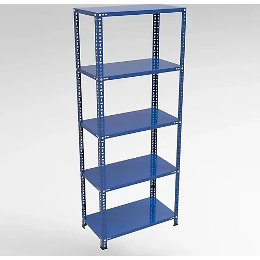 Rafburada Rafburada 5 Katlı Mavi Renk Çelik Raf. Çiçeklik Rafı, Ofis Rafı. 0.70 MM-43X75-200 cm