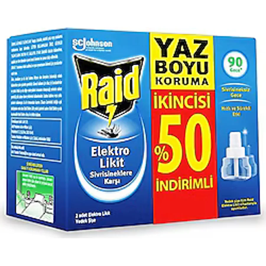 Raid Elektro Likit 2 Yedek 90 Gece
