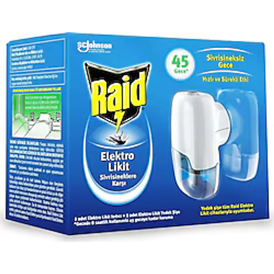 Raid Elektro Likit Cihaz + 1 Yedek 45 Gece