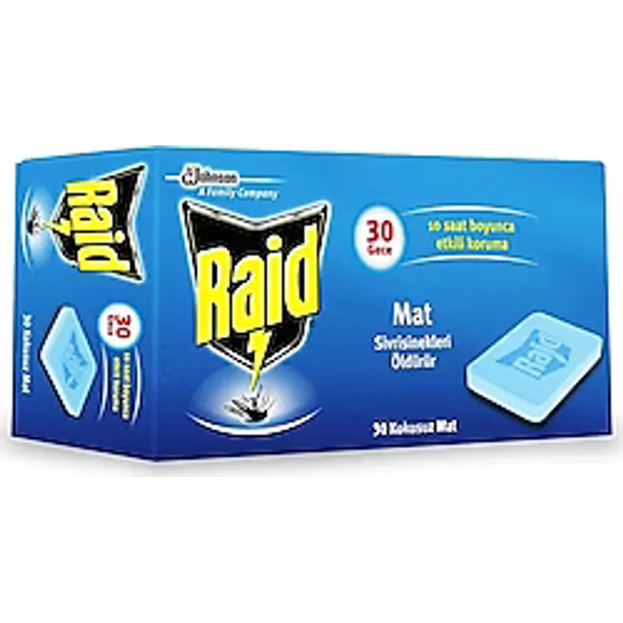 Raid Elektro Mat Kokusuz Tablet 30'lu