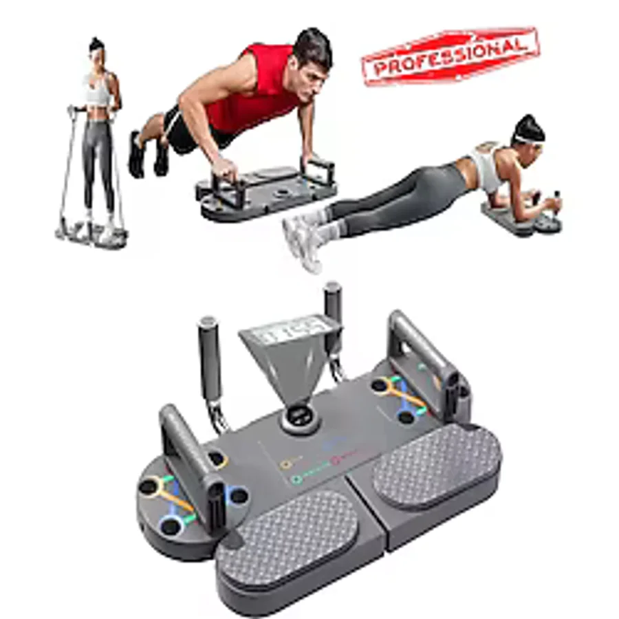 Raiden St-3 Egzersiz Şınav Tahtası 3ın1 Barfiks Push-up, Plank Ve Direnç