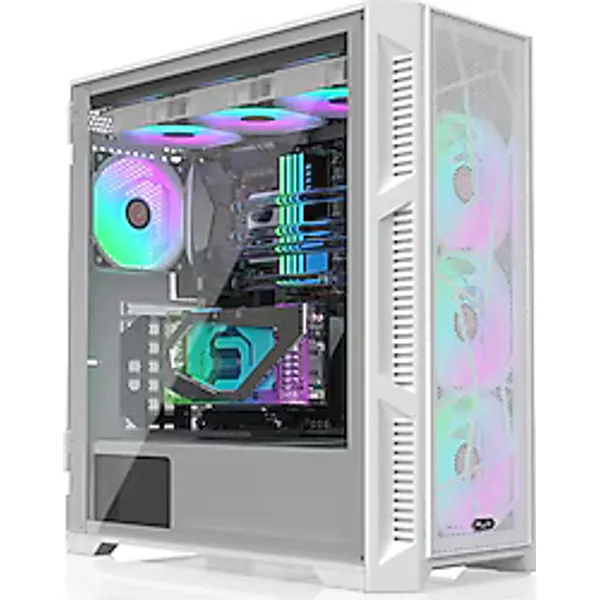 Raijintek Ponos Ultra MS4 0R20B00228 ARGB Fanlı Beyaz E-ATX Bilgisayar Kasası
